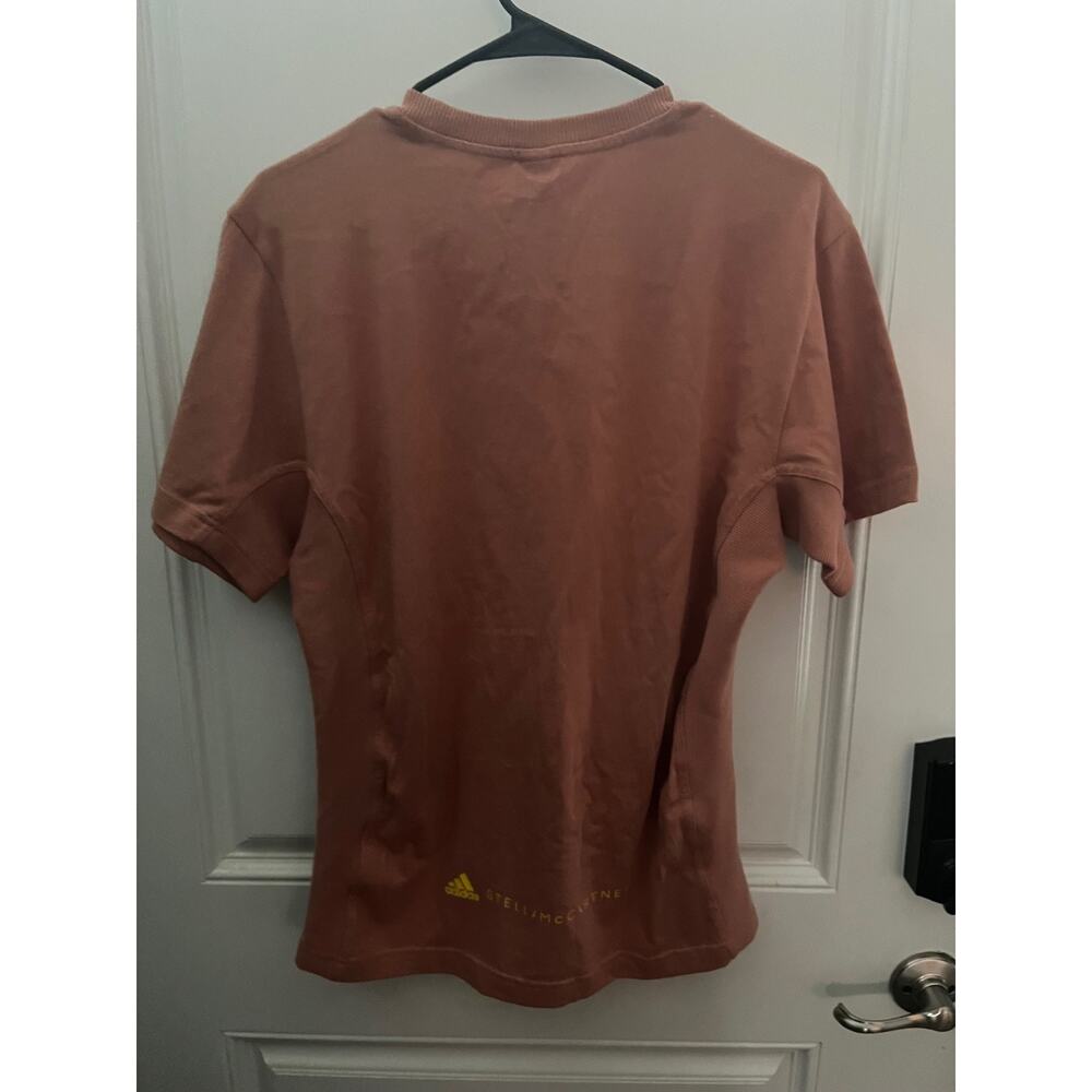 Adidas by Stella McCartney Restart T-Shirt Clay Red Unisex Adult Size XS IB5883 - Picture 2 of 5